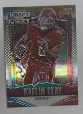 2015 Panini Prizm Draft Picks Tie Dye Kaelin Clay Rookie 16/49 #249