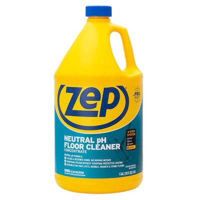 Zep Neutral pH Floor Cleaner Professional Floor Restoration - 1 Gallon 128 fl oz