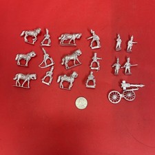 Metal Napoleonic Miniatures   Cavalry, Infantry  Artillery Unpainted Lot  1