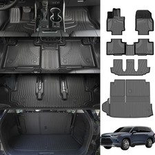 Floor Mat Cargo Mat for 2020-2024 2025 Toyota Highlander 7 Seat Car Mat Acces...