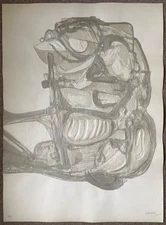 ENRIC CORMENZANA (1948-2011) ORIGINAL LITHOGRAPH PRINT ABSTRACT ARTWORK SIGNED