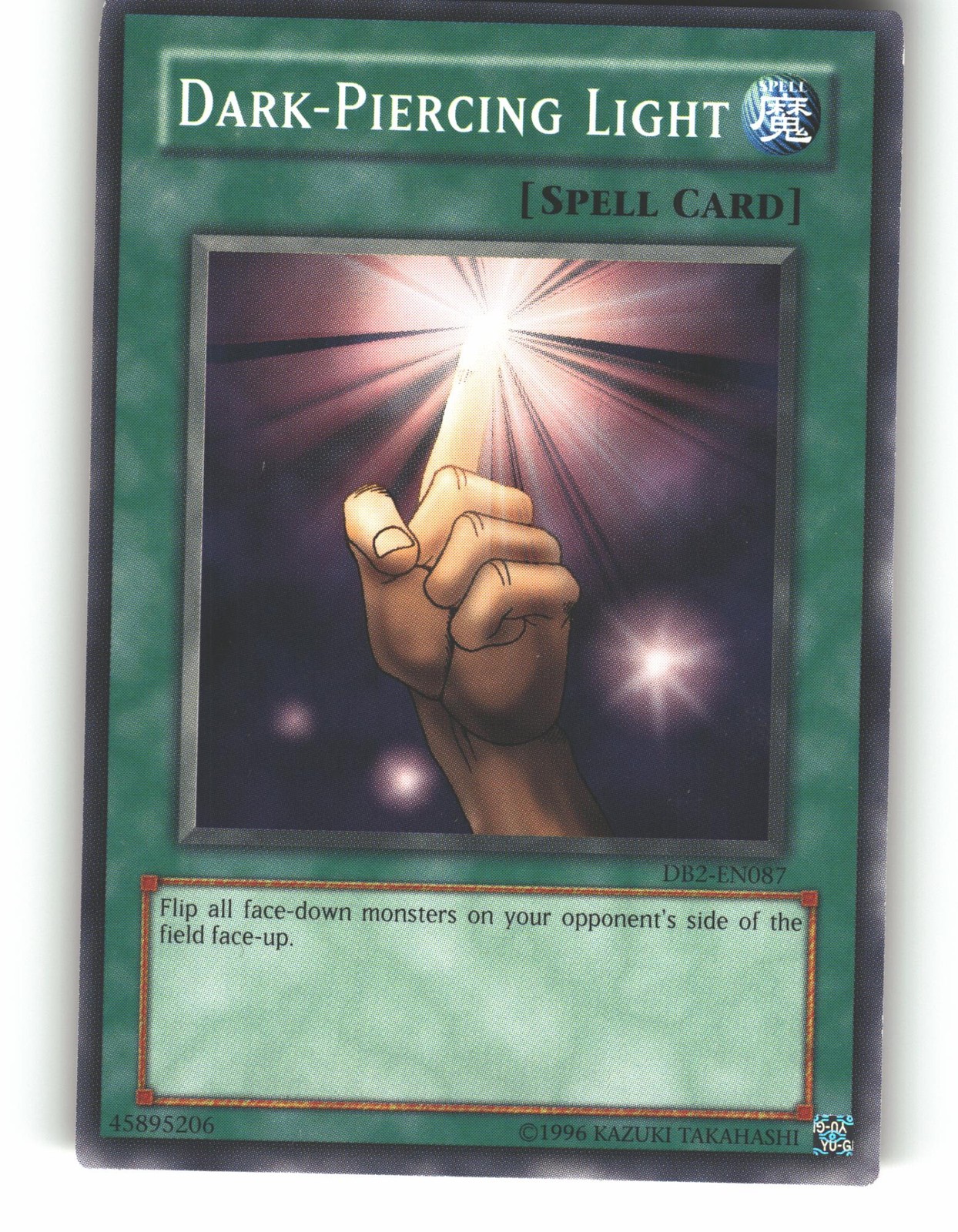 Dark-Piercing Light DB2-EN087 YuGiOh Dark Beginning 2 trading card — raw and PSA graded price guide