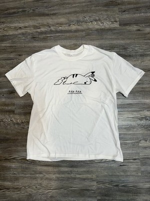 Pokemon Vintage Lofi Sleepy Pikachu  T-Shirt Size XL 90 