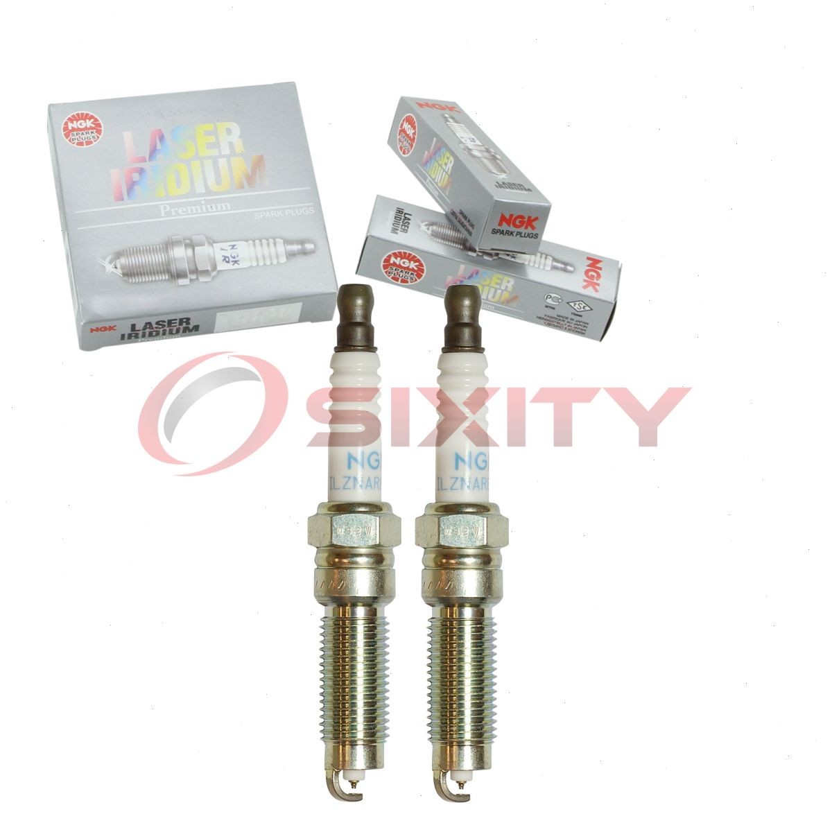 2 pc NGK 91924 ILZNAR8A7G Laser Iridium Spark Plugs for SP539 HYFS-094-YEC tm