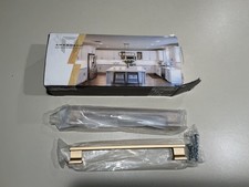 Amerdeco 10 Pack Brushed Brass Cabinet Pulls 7 Inch Hole Centers Kitchen Cabinet