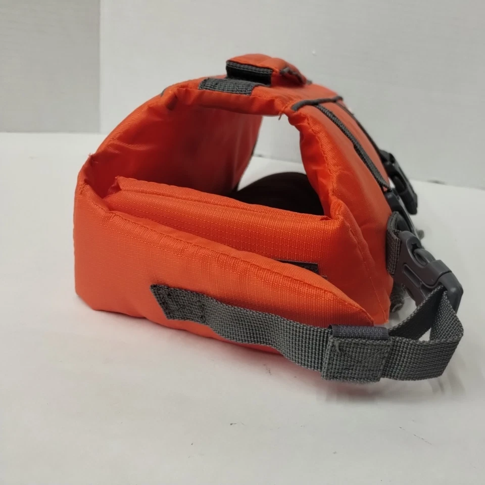 L Outward Hound 狗救生衣小号橙色灰色安全背心可调节 — 第 4/4 张图片