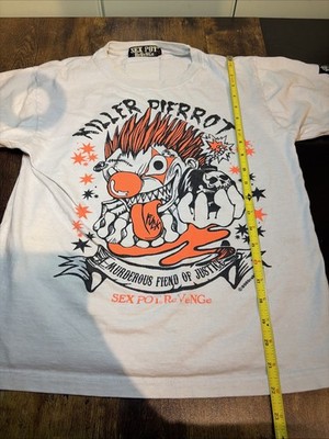 SexPot Revenge White T-Shirt Short Sleeve Visual Kei Punk J-Fashion VERY RARE
