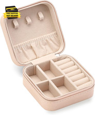 Travel Jewelry Case, Mini Portable Jewelry Travel Boxes, Small Jewelry Organizer