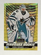 2024-25 O-Pee-Chee Platinum Marquee Rookie Neon Yellow Surge Georgi Romanov #250