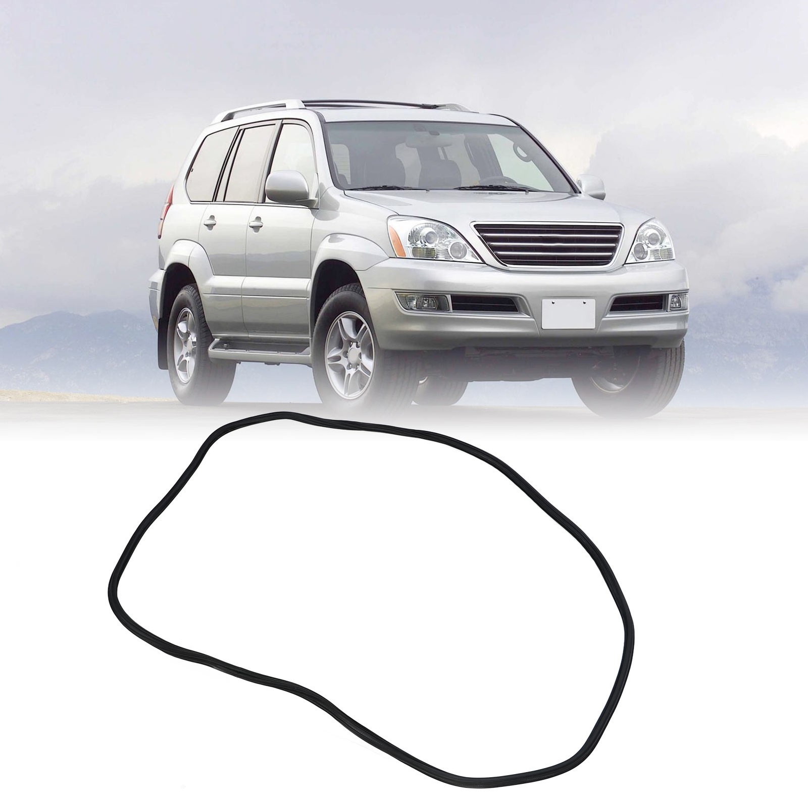 6788160131 Rubber Tailgate Weather Strip Rear Door Seal Strip For GX470 UZJ120