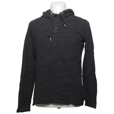 Dreimaster, Kapuzenpullover, Größe: M, Grau, Baumwolle, Einfarbig, Herren #gw1