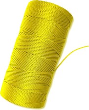 Bright Yellow Twine String - 18 Strong Nylon String - 1000 Ft Length - Yellow