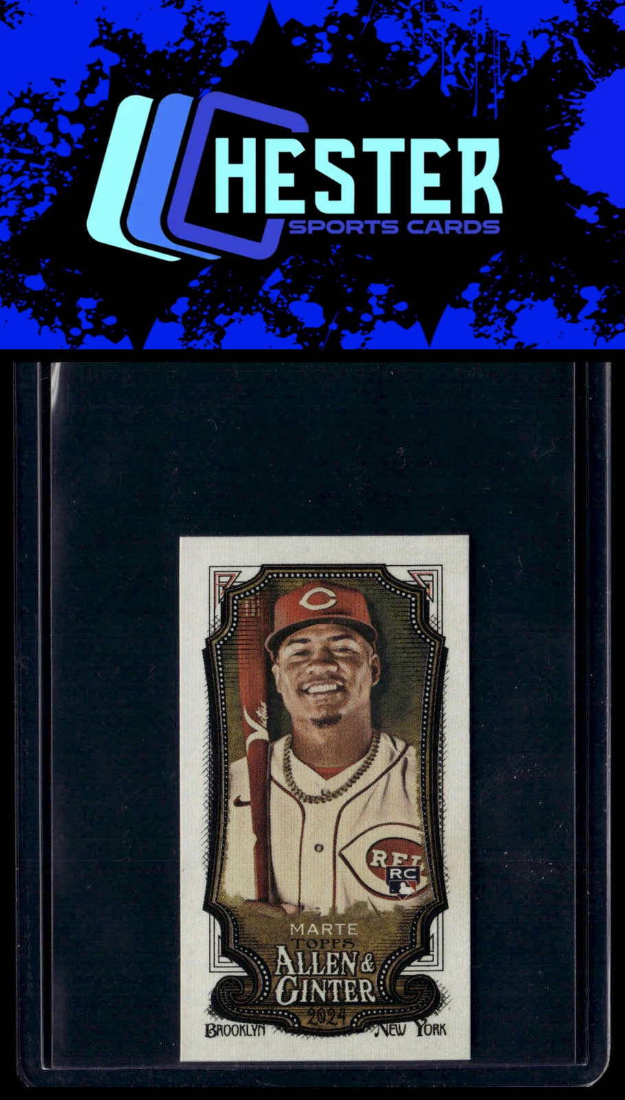 Noelvi Marte - 2024 Allen & Ginter Mini RC #71 - Cincinnati Reds