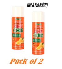 2 pack Pure Citrus Orange Air Freshener, 4Oz. Orange Scented Non-Aerosol NEW