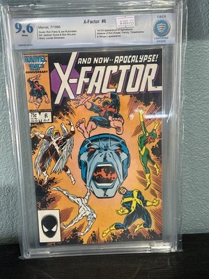 X-Factor #6 CGC 9.6 white pages Apocalypse 1st full appearance Marvel Comics key