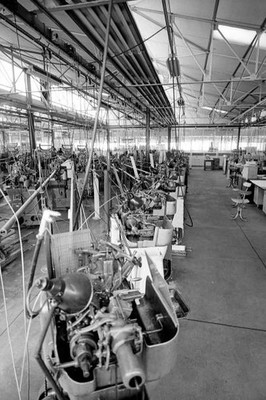 France Deserted Workshops of watches in factory Lip during liquida- Old Photo