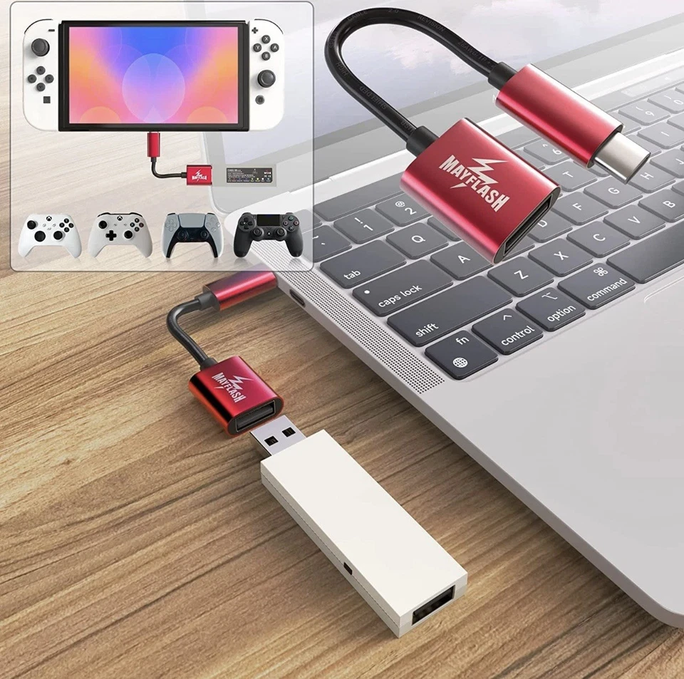 Mayflash Adapter for PS3 PS4 Xbox 360 One Controller to Nintendo Switch - Image 4 of 4