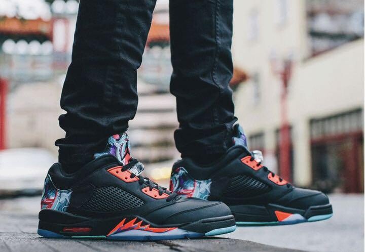 シューズ(男性用) NIKE AIRJORDAN5Low ChineseNew Year2016 Size 9 - Air Jordan 5 Retro Low Chinese New Year 2016 for sale