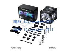 Phanteks D30-140 DRGB PWM 140CM FAN 3Pack Reversed Black ARGB/DRGB Performance 
