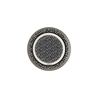 Versace Rosenthal - Flat Plate 17cm La Greca Signature Black Versace
