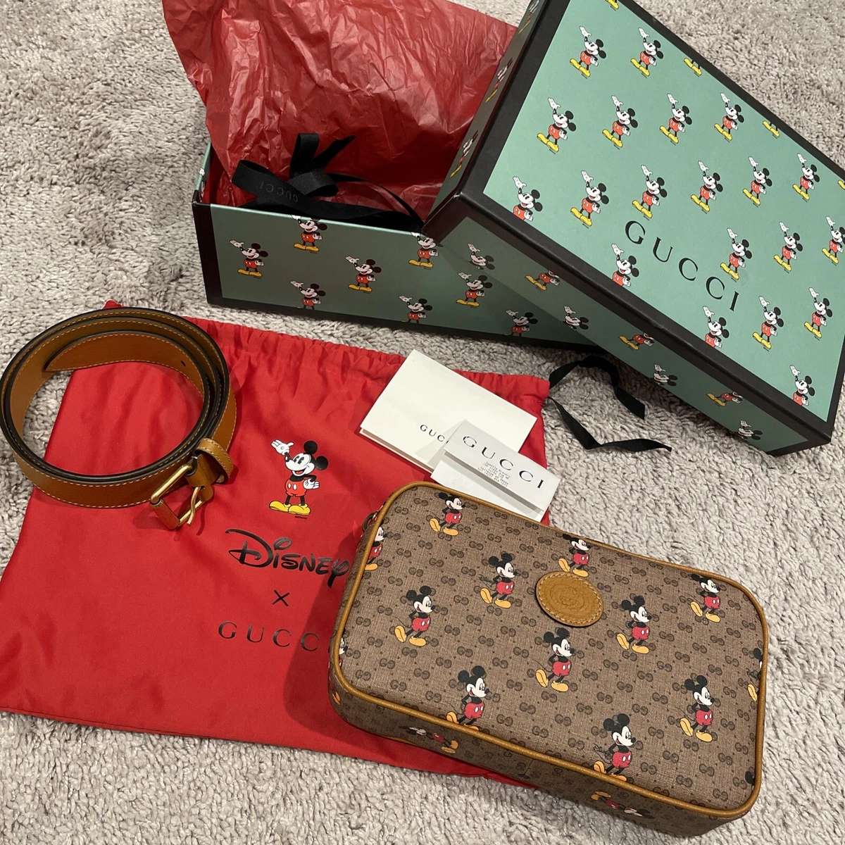 Gucci x Disney - Mickey Belt Bag 90cm— New With Tags ✨