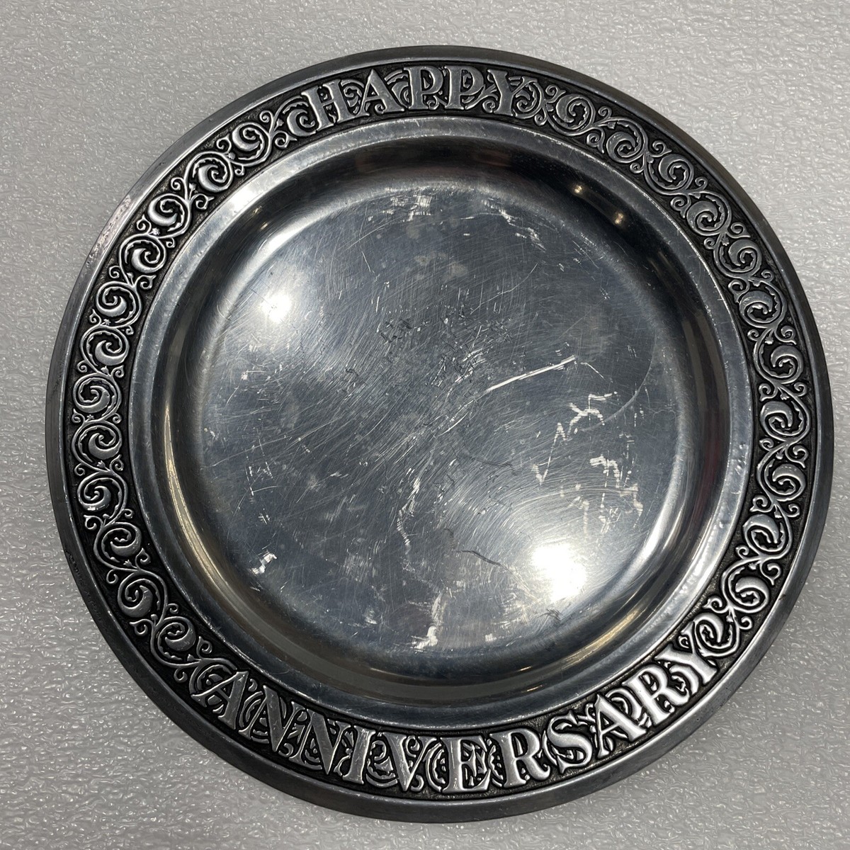 Vintage Wilton Armetale RWP Columbia Pa Pewter Anniversary
