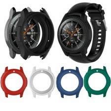 Silicone Protective Case Cover Frame Bumper Shell for Samsung Galaxy Watch 46mm