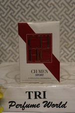 CH MEN SPORT by Carolina Herrera Eau de Toilette Spray 3.4 fl. oz. Sealed