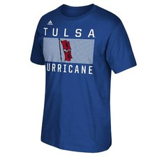 Camiseta para hombre NCAA Tulsa Golden Hurricane patrón grande manga corta, grande,...