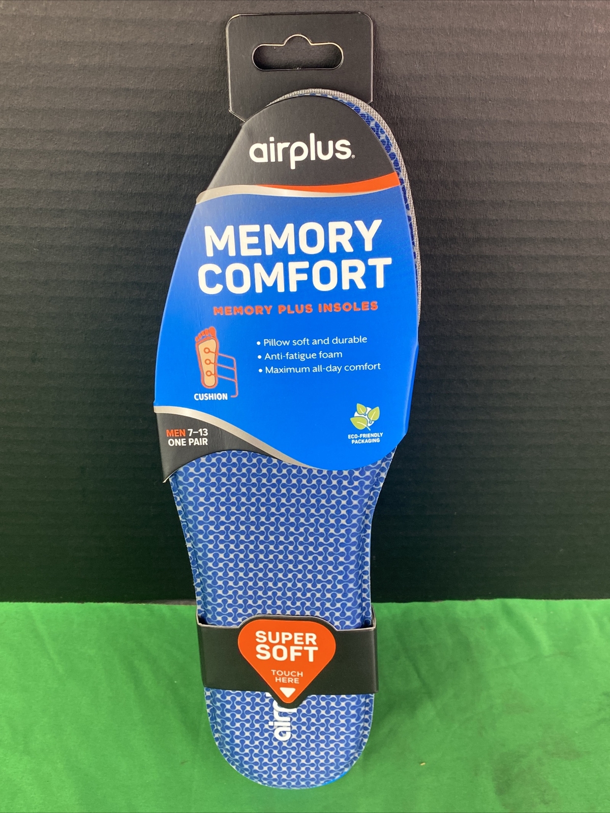 AIRPLUS Memory Plus Shoe Insoles Mens 7 