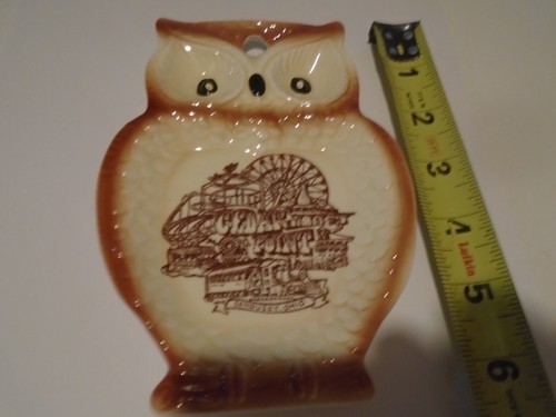 Appendiabiti da parete gufo ceramica punta cedro vintage treno giapponese cavatappi sandusky ohio - Foto 2 di 7