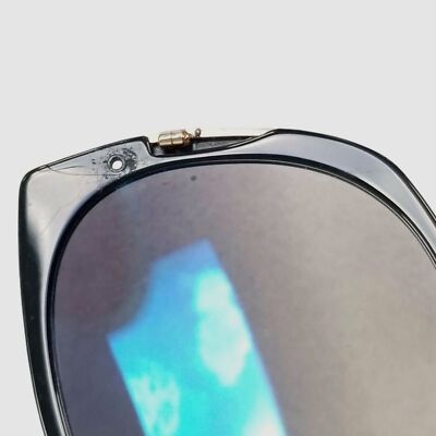 Tom Ford Joey TF760 01B Women Black Cat Eye Gradient Shades 