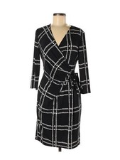 Nine West Women Black Casual Dress 6