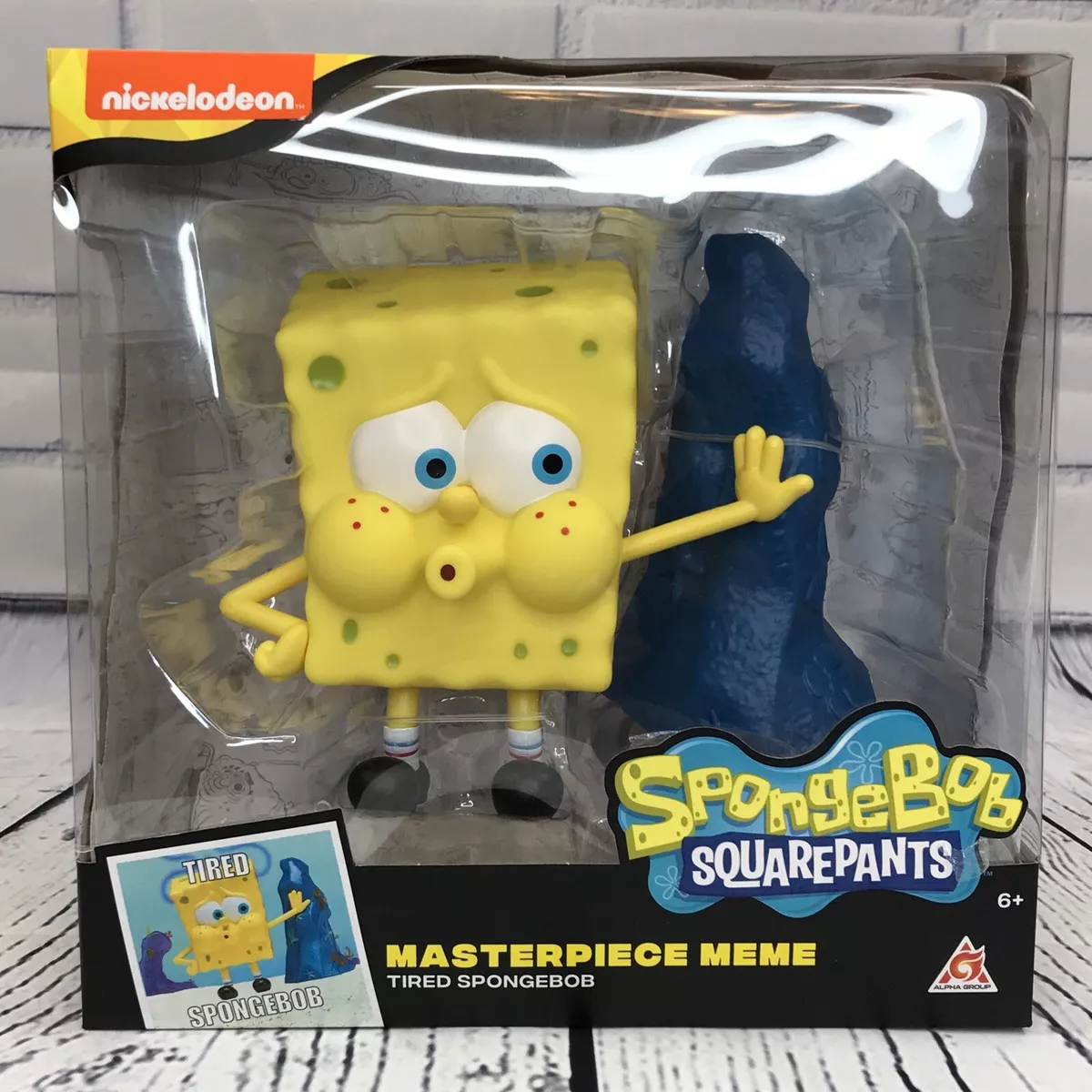 Spongebob meme face | Art Board Print