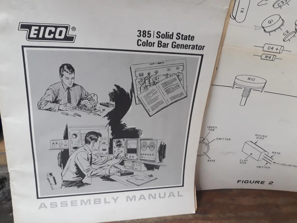 385 gerador de barras coloridas de estado sólido EICO Estate compre não testado. Caixa e papelada. - Imagem 4 de 4