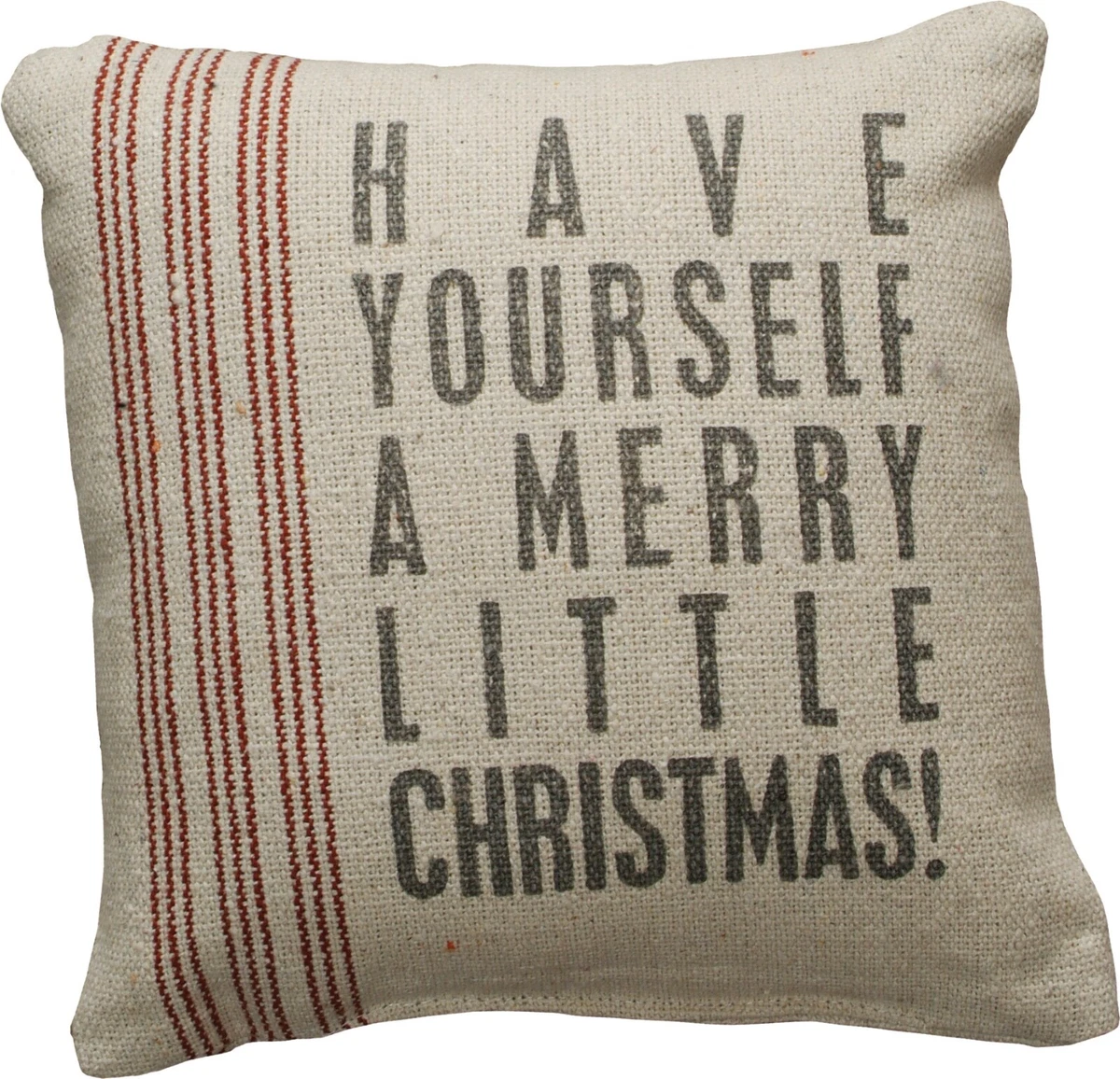 Have yourself a top merry little christmas pillow