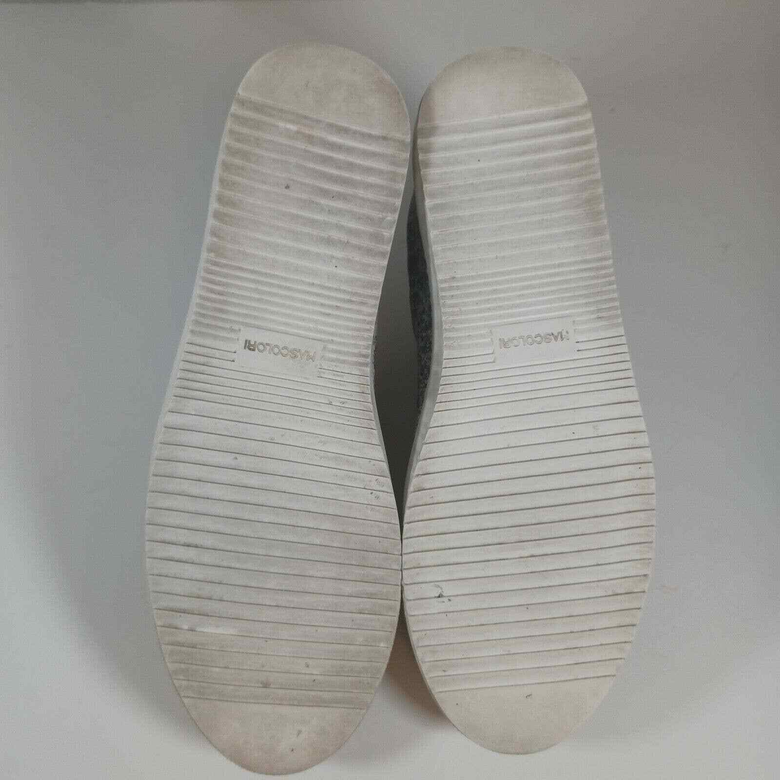 Mascolori Men's Size 10 (EU 44) Navy Blue/White Casual Designer Sneakers /  Shoes