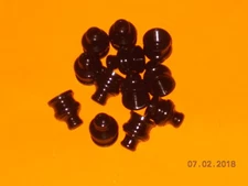 Tobacco Pipe parts & accessories - (1) Pyramid Mouthpiece - Anodized - Black