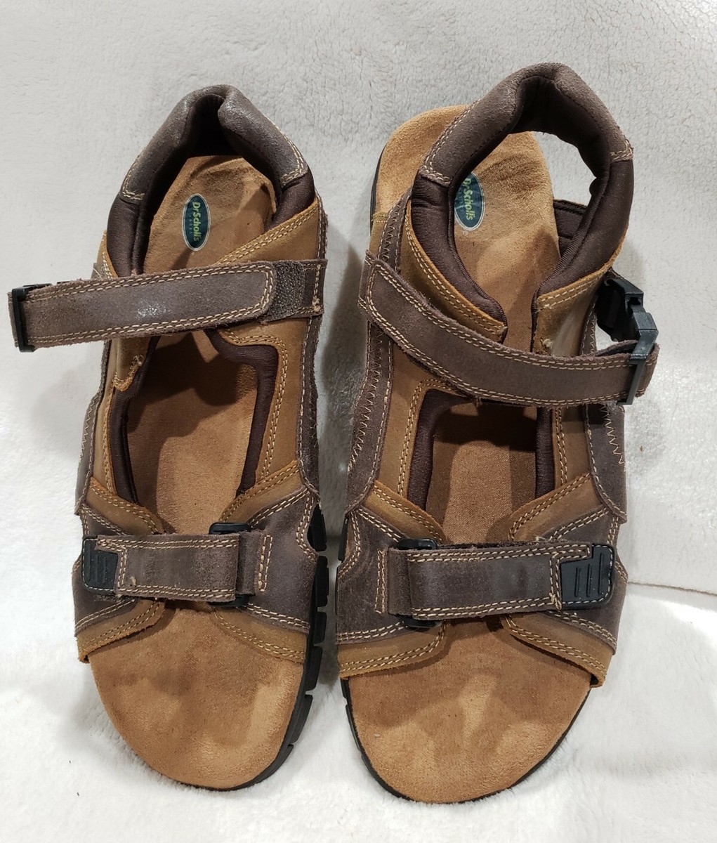 Dr Scholls Men Zachary Memory Fit Leather Slingback Brown  display picture 1