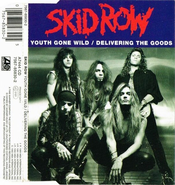 Skid Row (80s) Youth Gone Wild Holographic 1992 UK CD Single A7444cd