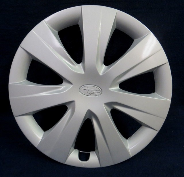 SUBARU IMPREZA 1216 15" 7 SPOKE SILVER WHEEL COVERS / HUBCAPS SET OF