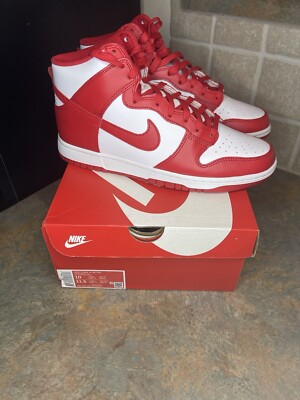 Nike Dunk Hi Retro University Red DD1399-106 Men s Size 10