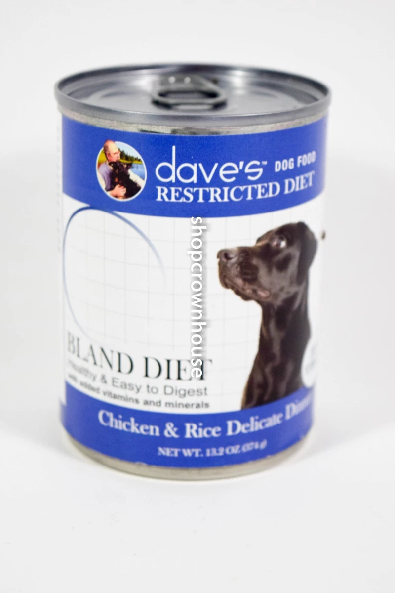 Dave's restricted diet clearance dog food