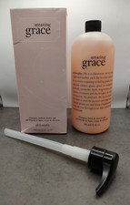 New Philosophy AMAZING GRACE Jumbo 32 fl oz Shampoo Bath  Shower Gel w/ Pump