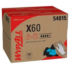 WypAll GeneralClean X60 Multi-Task Cleaning Cloths 54015 , Brag Box, Strong