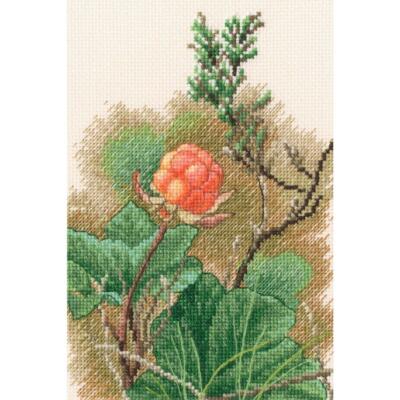 RTO Kreuzstich Set ''Im Moment, Berry'', Zählmuster, 12x17,5cm