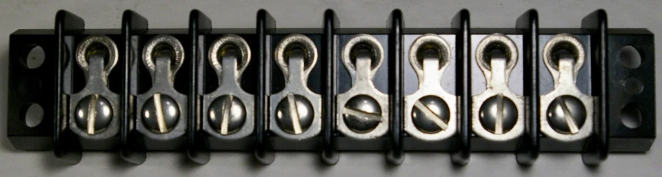 8-142-Y Style KULKA 602 Series 8 Pos Barrier Strip block#8 screw 0.563  Lot of 2 - Image 4 of 4