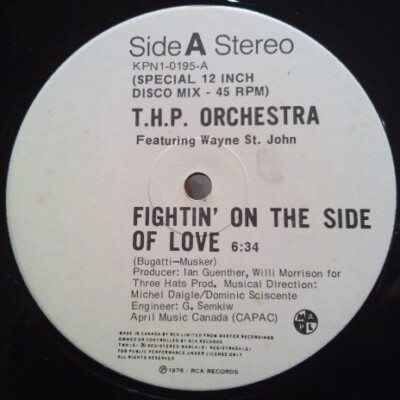 THP Orchester mit Wayne St. John - Fightin' On The Side Of Love (12'', S...