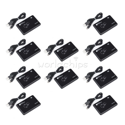 10PCS 125Khz USB RFID Contactless Proximity Sensor Smart ID Card Reader EM4100