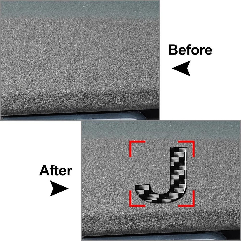 J Window Door Wall Car Badge Emblem Alphabet Letter Decals Stickers